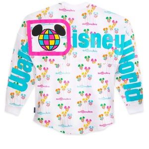 Disney Spirit Jersey For Adults - Mickey Mouse Balloons Vault Collection NWT